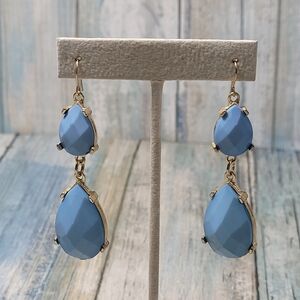 Blue Drop Earrings.